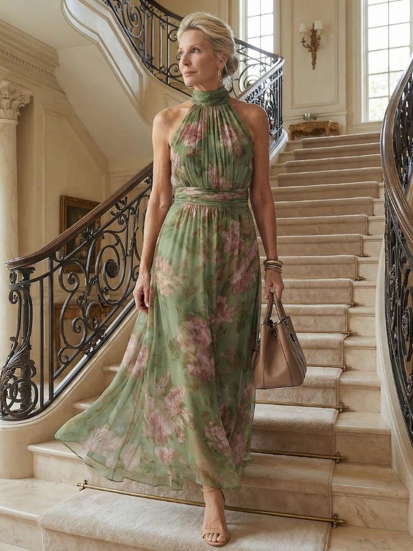 Selby Halter Midi Dress