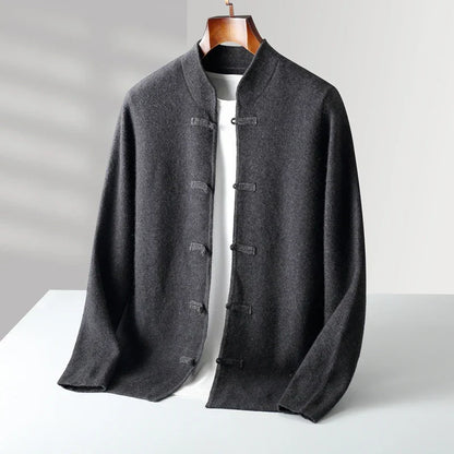 Wade Ribbed Cashmere Cardigan