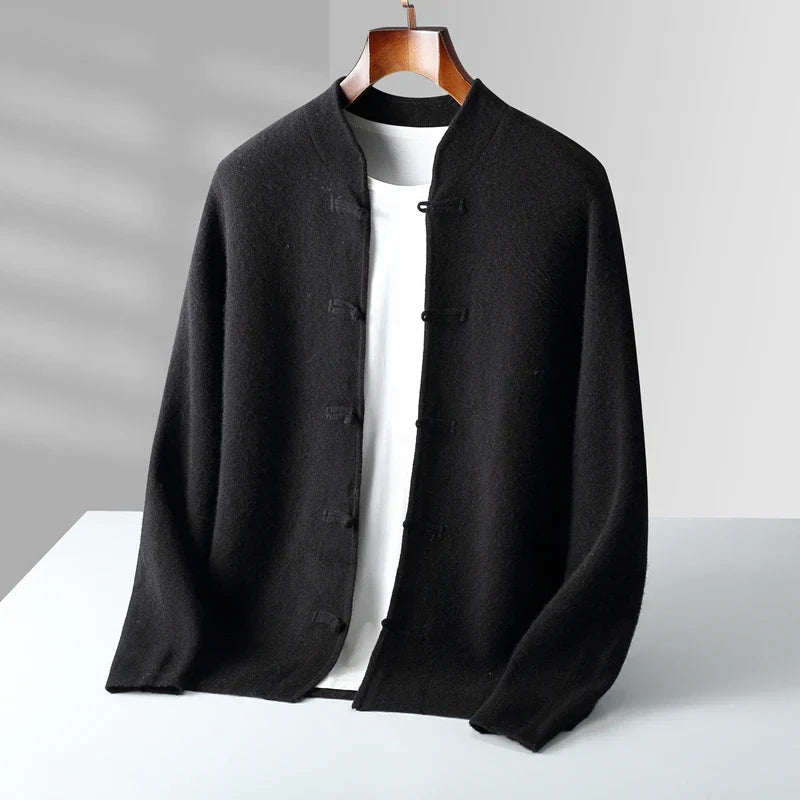 Wade Ribbed Cashmere Cardigan