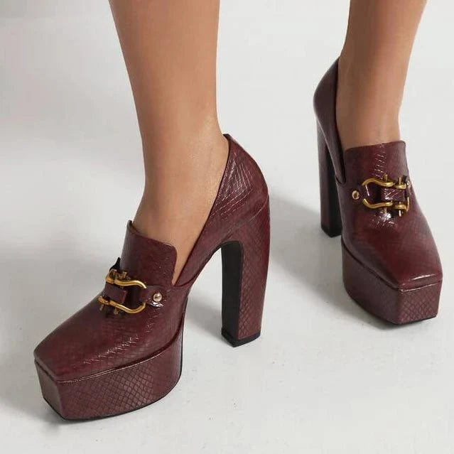 ALESSIA PLATFORM HEELS