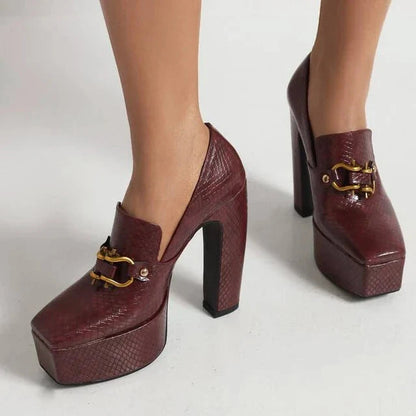 ALESSIA PLATFORM HEELS