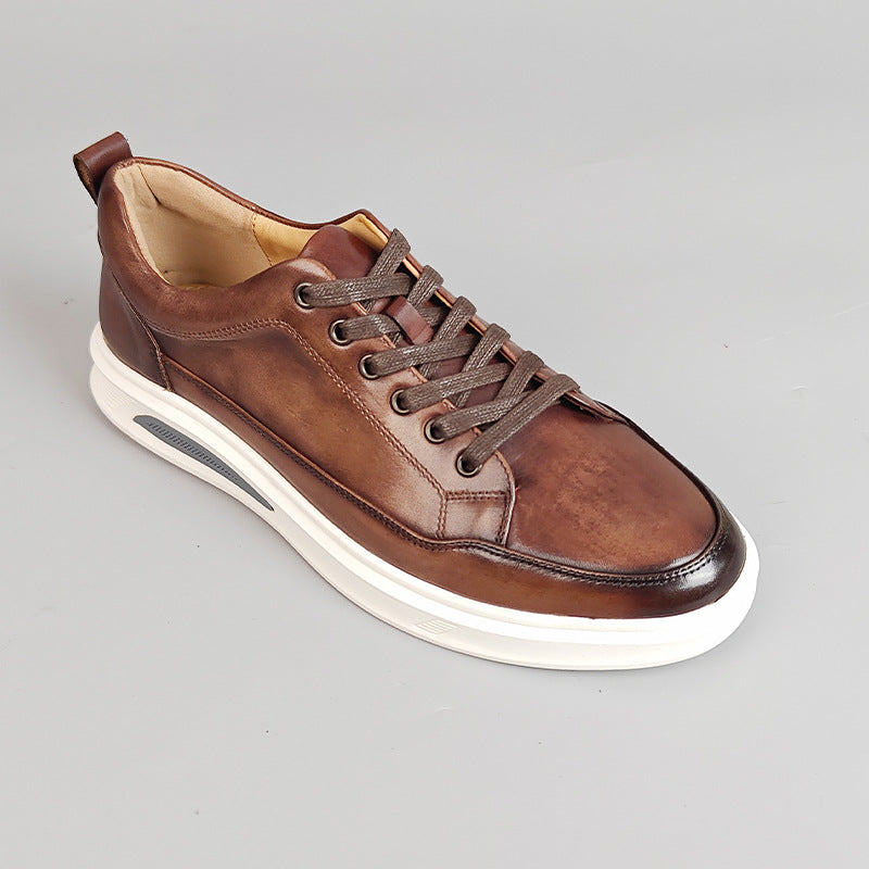 Rafael Leather Court Trainer