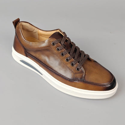 Rafael Leather Court Trainer