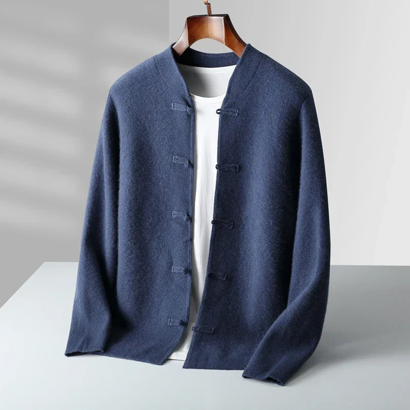 Wade Ribbed Cashmere Cardigan