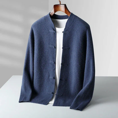 Wade Ribbed Cashmere Cardigan