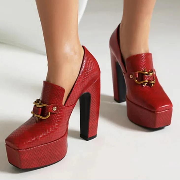 ALESSIA PLATFORM HEELS