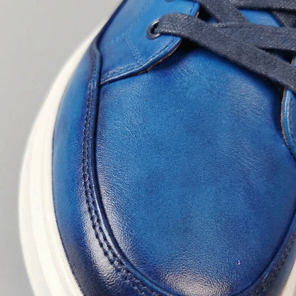 Rafael Leather Court Trainer