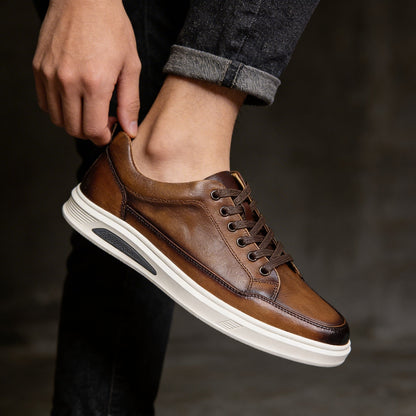 Rafael Leather Court Trainer