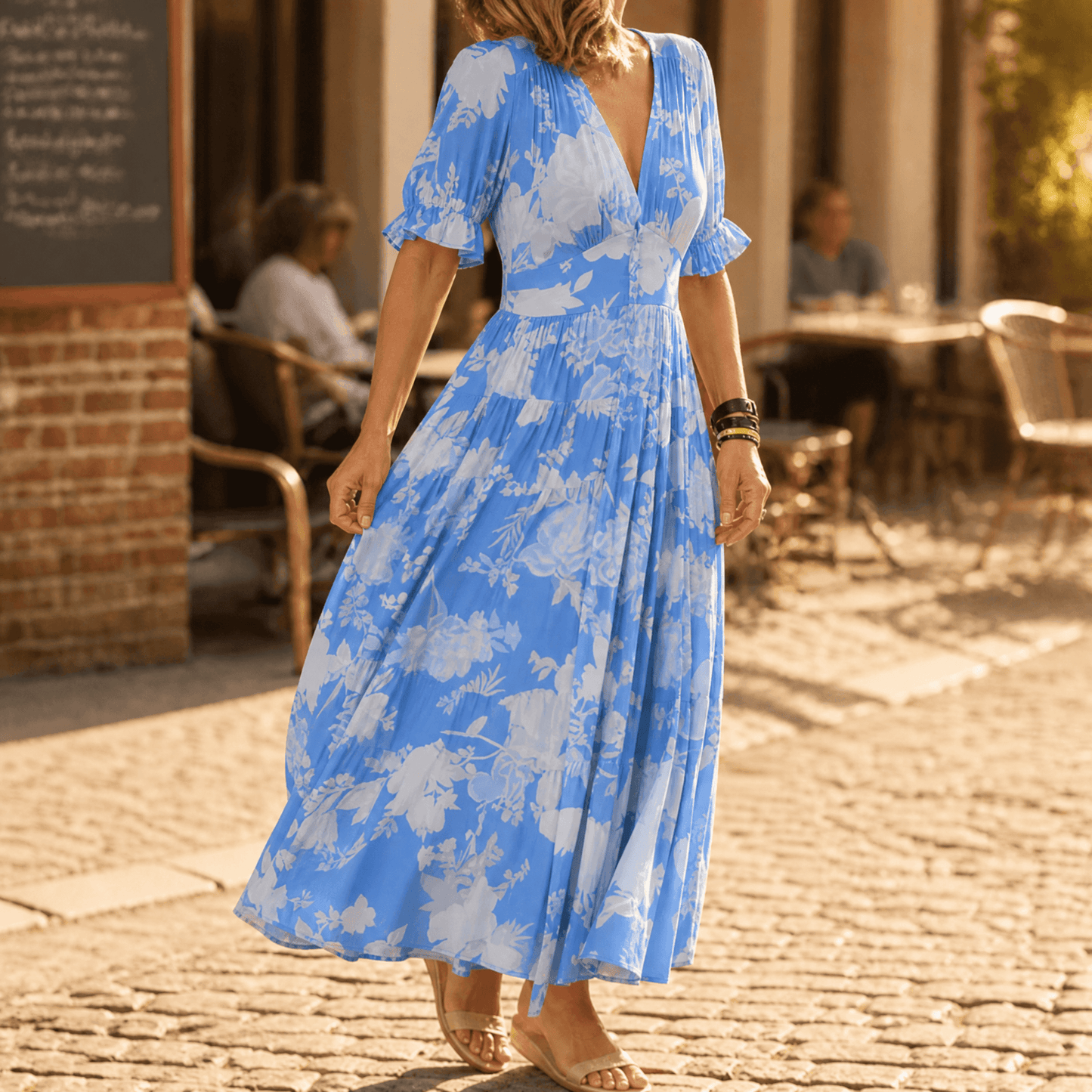 Wren Floral Flowing Maxi Dress