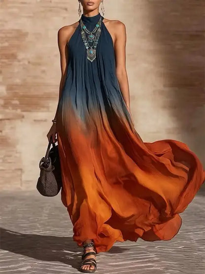 Marlow Gradient Boho Maxi Dress
