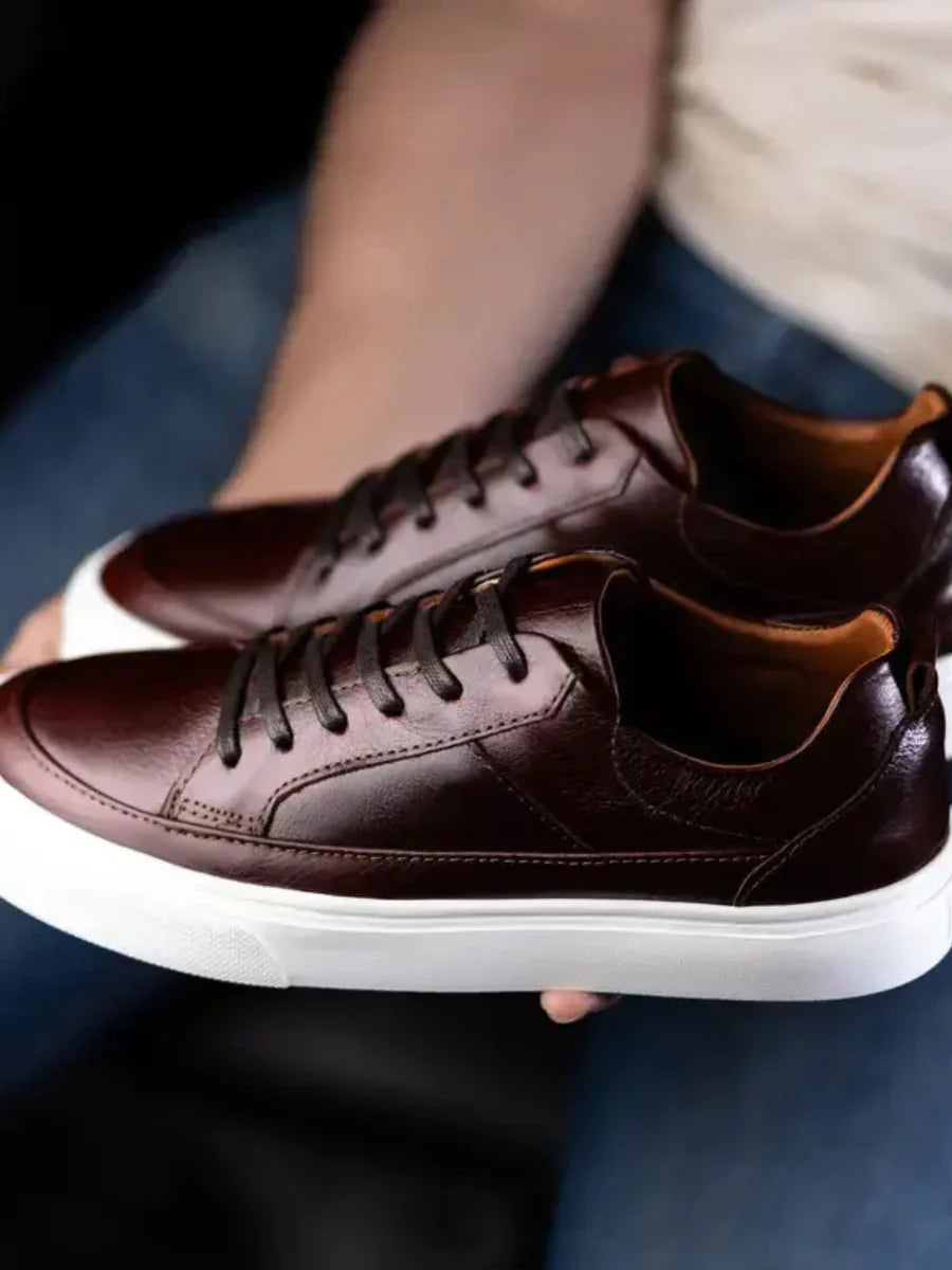 Sutton Cognac Leather Shoes