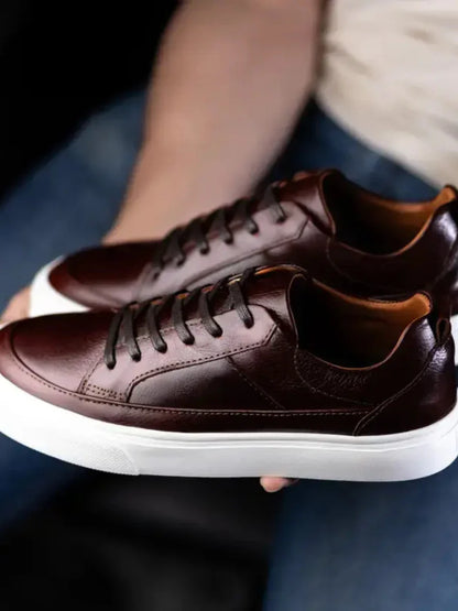 Sutton Cognac Leather Shoes