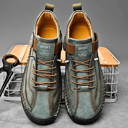 Hutton Artisan Leather Trainers