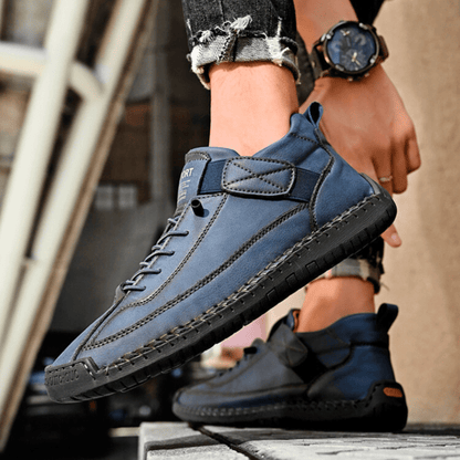 Hutton Artisan Leather Trainers