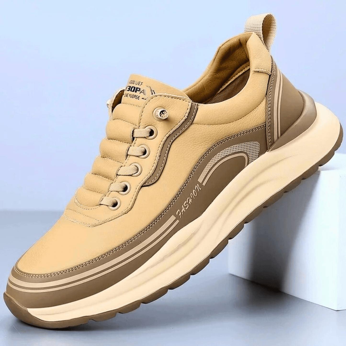 BRIXTON LEATHER TRAINERS