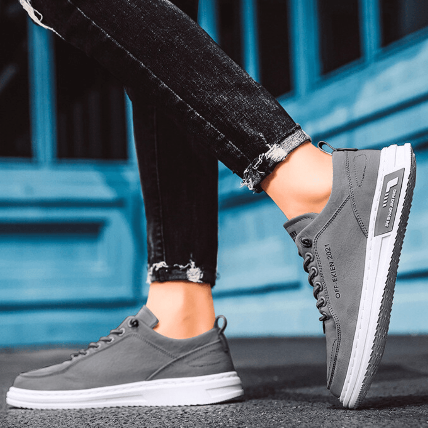Bancroft Premium Leather Trainers